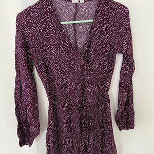 Polka Dot Long Sleeve Dress